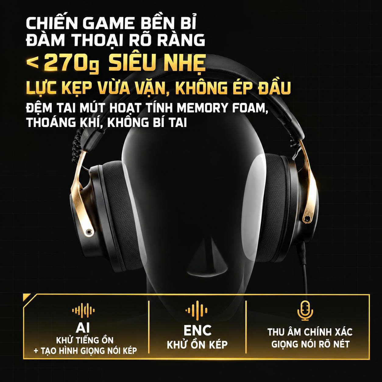 [GROUP BUY] TAI NGHE GAMING HEADSET MOONDROP GM 01 PRO