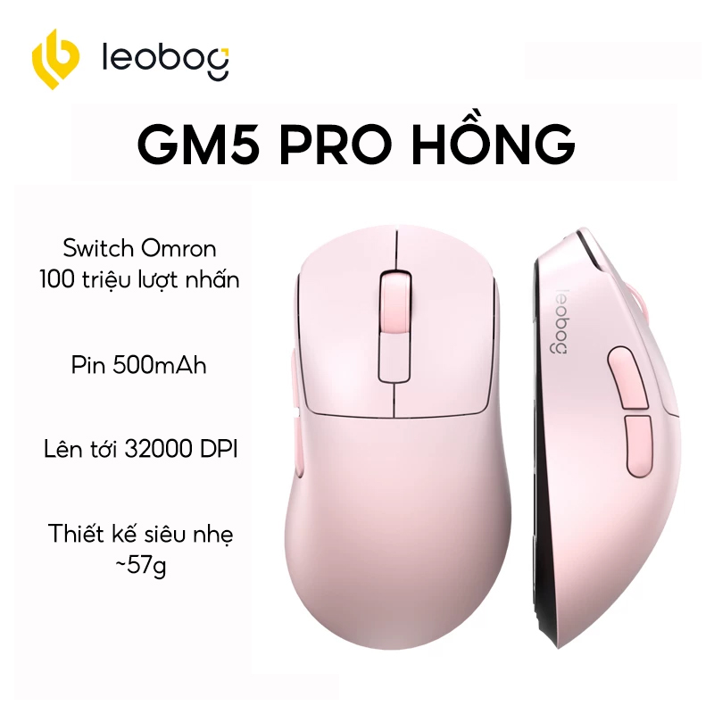[Group Buy] Chuột không dây gaming Leobog GM5