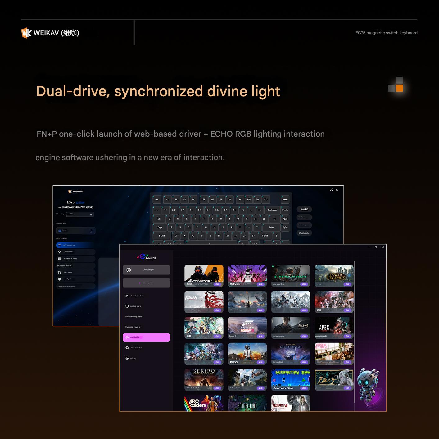 [Group Buy] Bàn Phím HE Nhôm CNC WEIKAV EG75