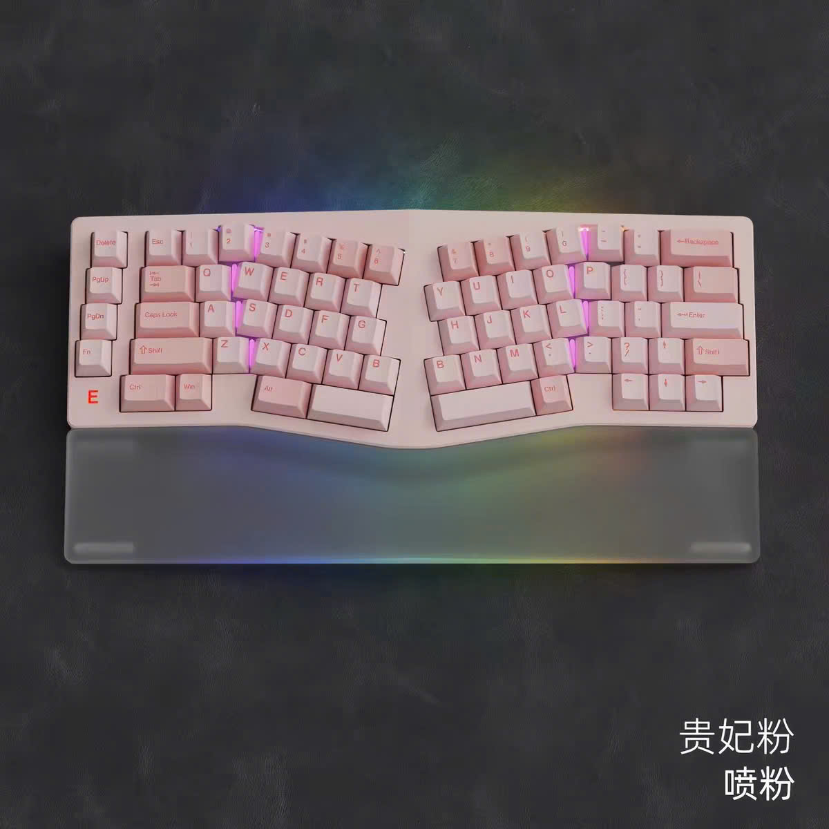 Bàn Phím Cơ Alice MMD EIF68 Ergo Tặng Kèm Kê Tay