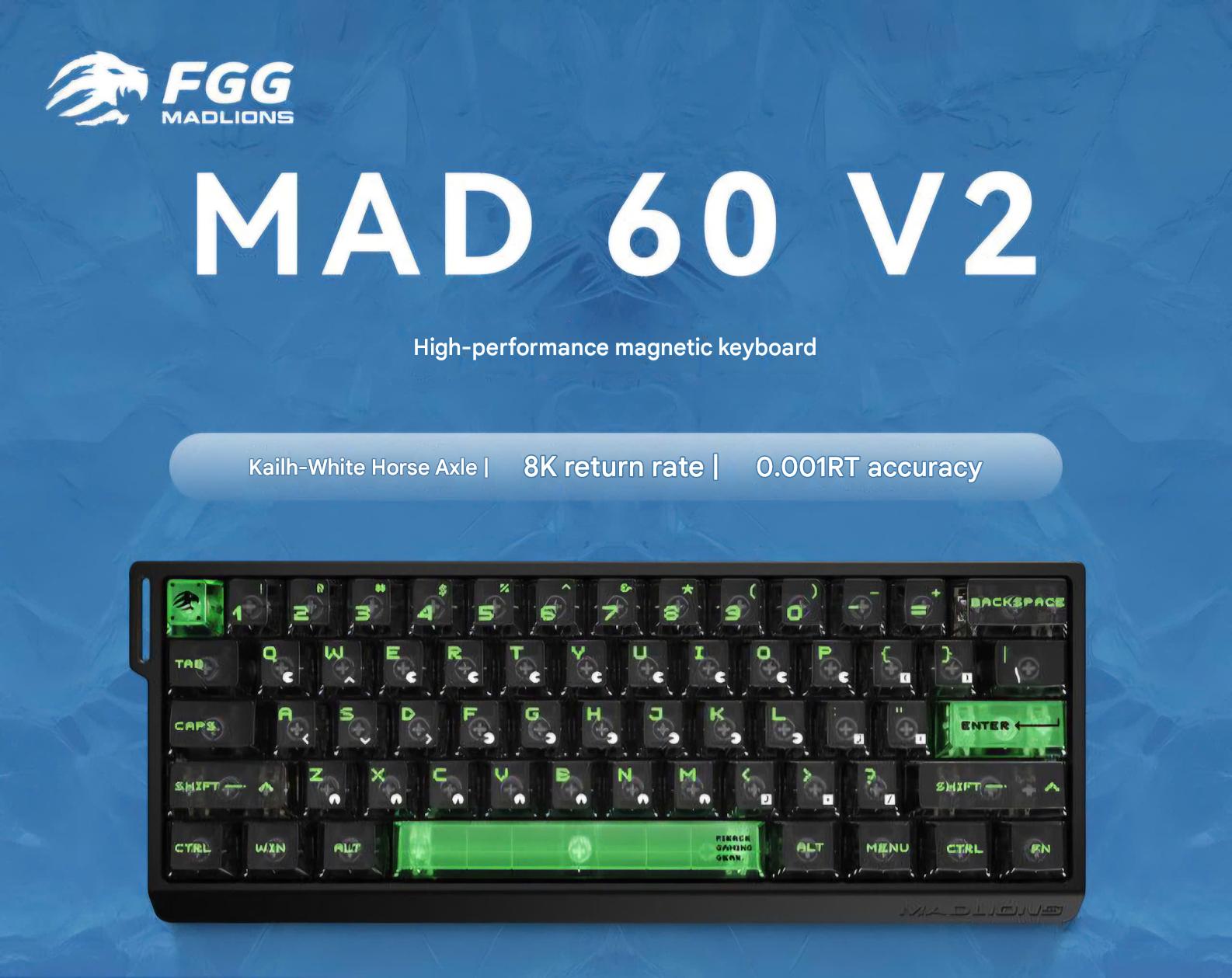 [Group Buy] Bàn Phím Cơ Gaming HE MADLIONS MAD 60/68 V2