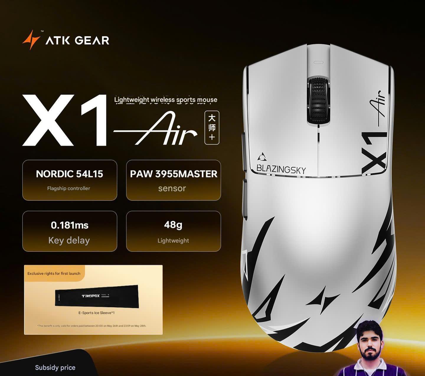 [Group Buy] Chuột Gaming ATK X1 Air + Hiệu Năng Cao Cấp