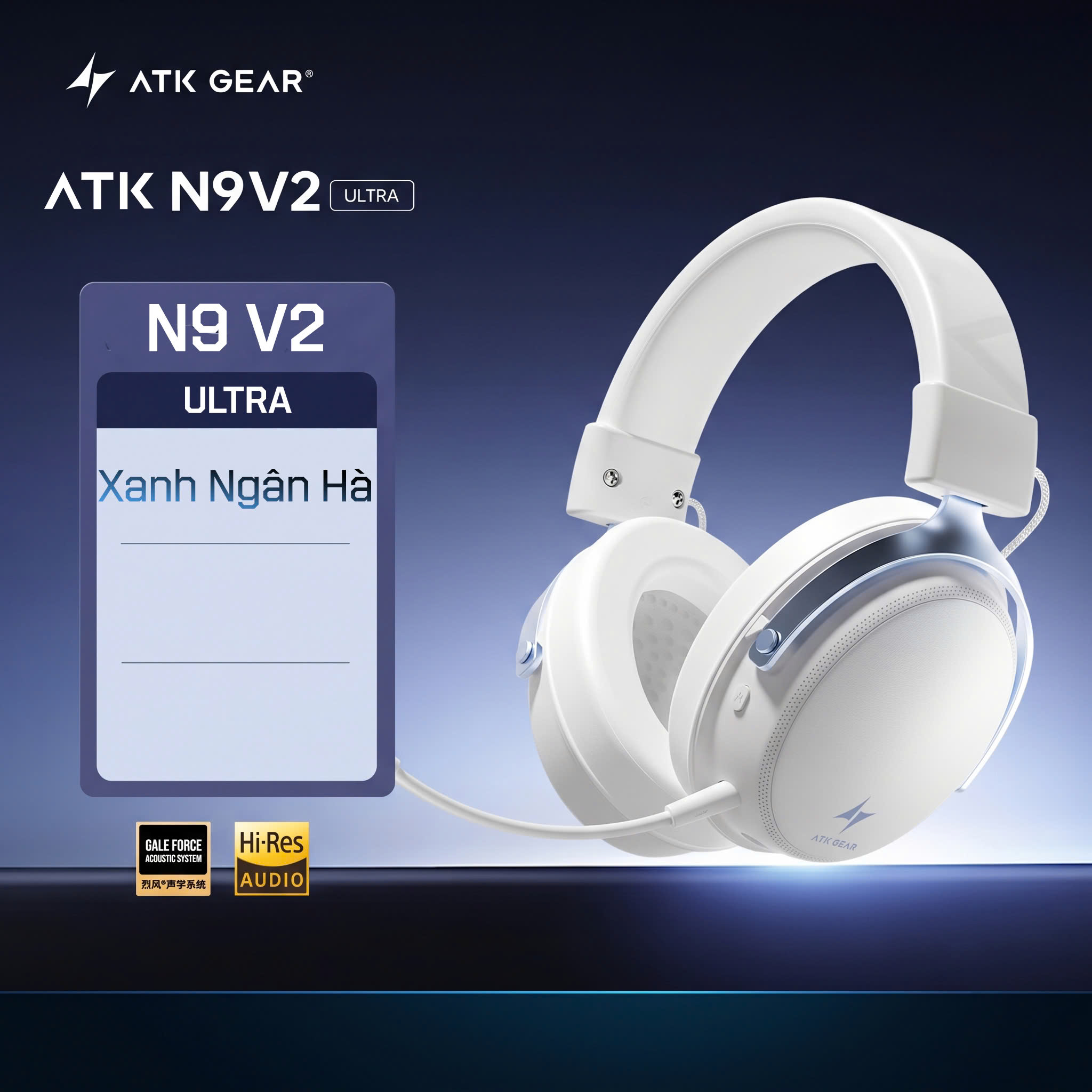 [GROUP BUY] TAI NGHE GAMING KHÔNG DÂY ATK N9 V2 SERIES