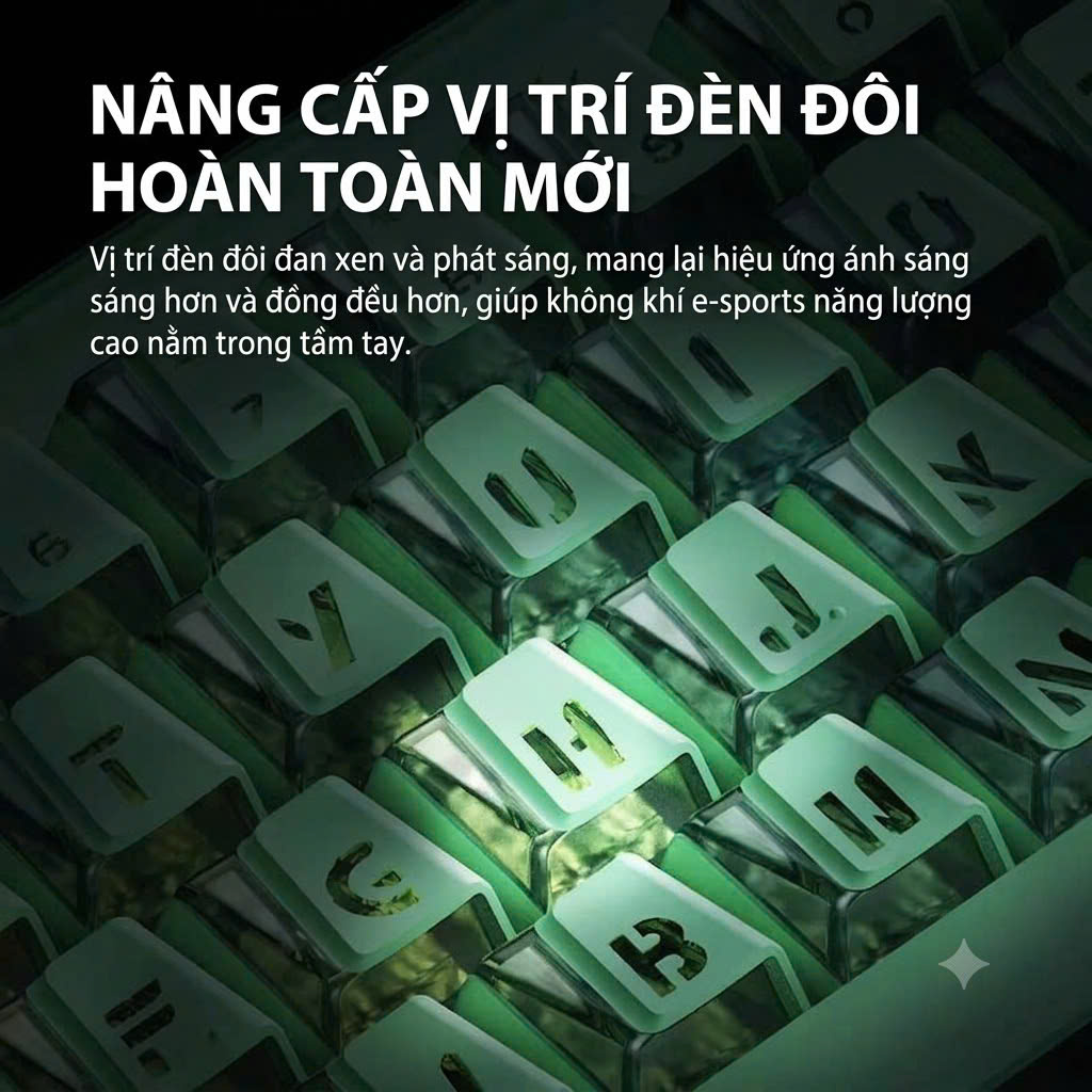 [GROUP BUY] BÀN PHÍM GAMING HE MADLIONS NANO 68 V2
