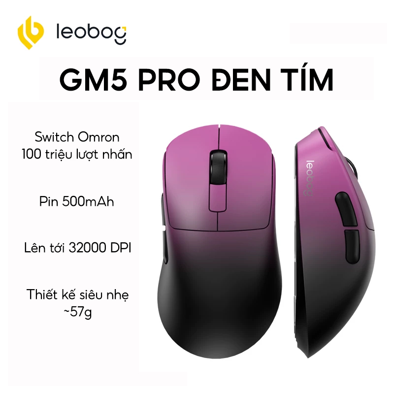[Group Buy] Chuột không dây gaming Leobog GM5