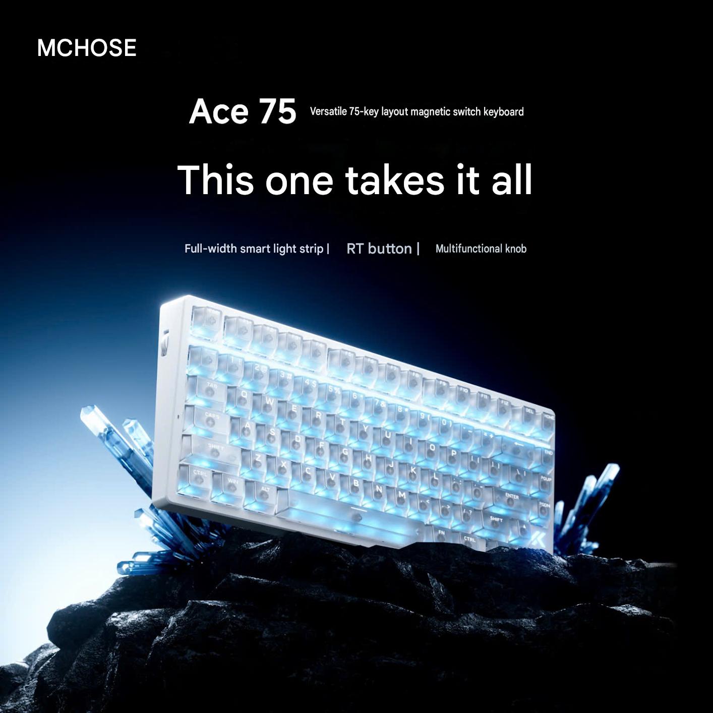 [GROUP BUY] BÀN PHÍM GAMING HE MCHOSE ACE75 RT 0,001MM