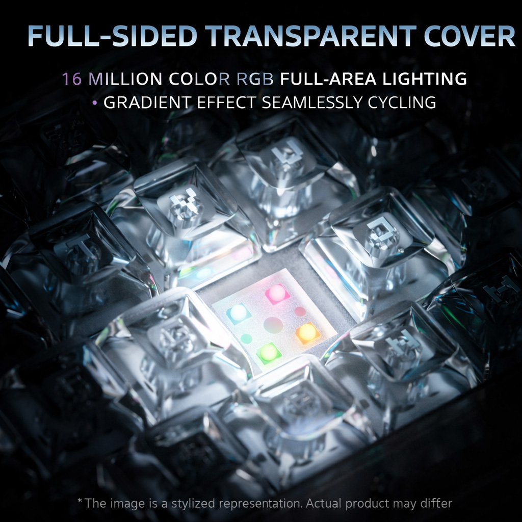 [Group Buy] Bàn Phím Gaming HE MAD Light 60 Quattro