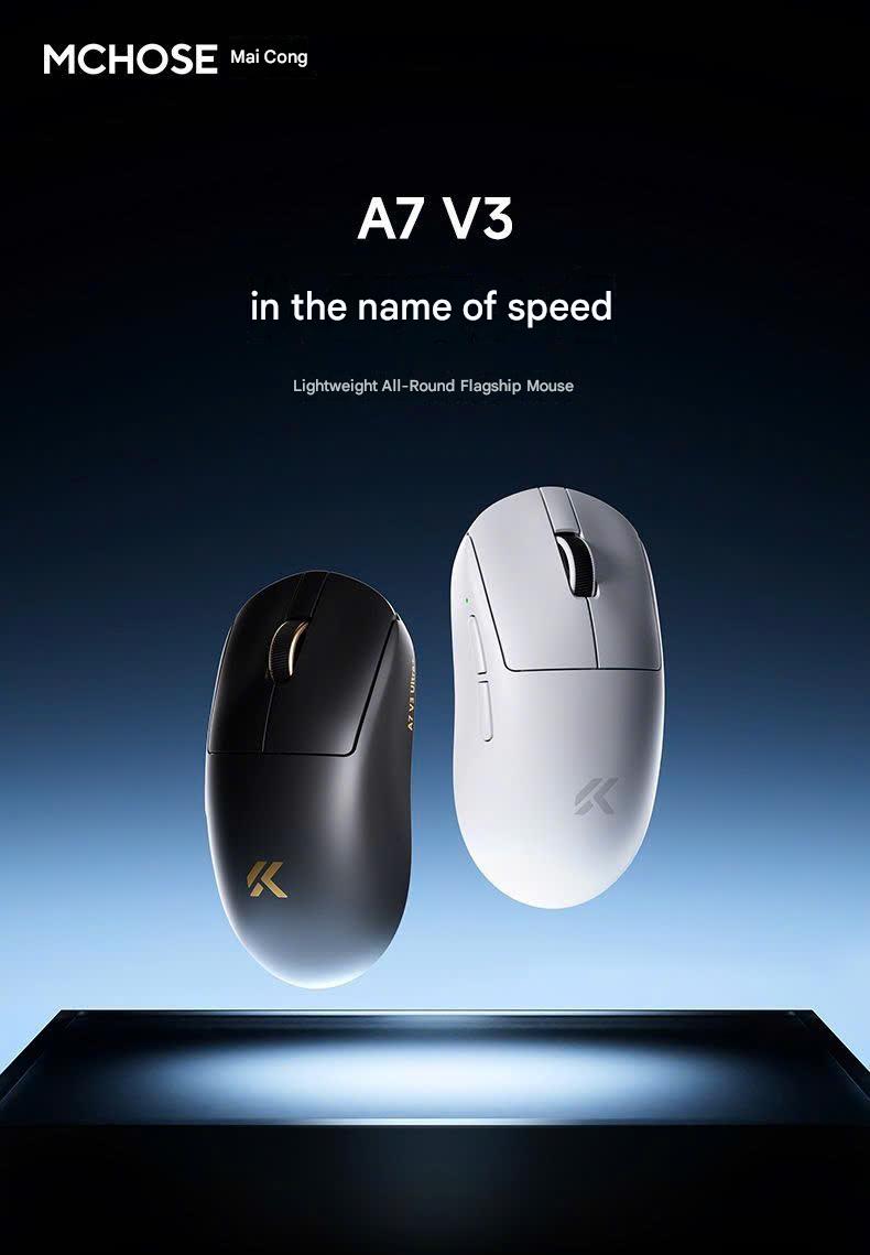[Group Buy] Chuột Gaming Mchose A7 V3 Ultra+ Paw3955 Ti