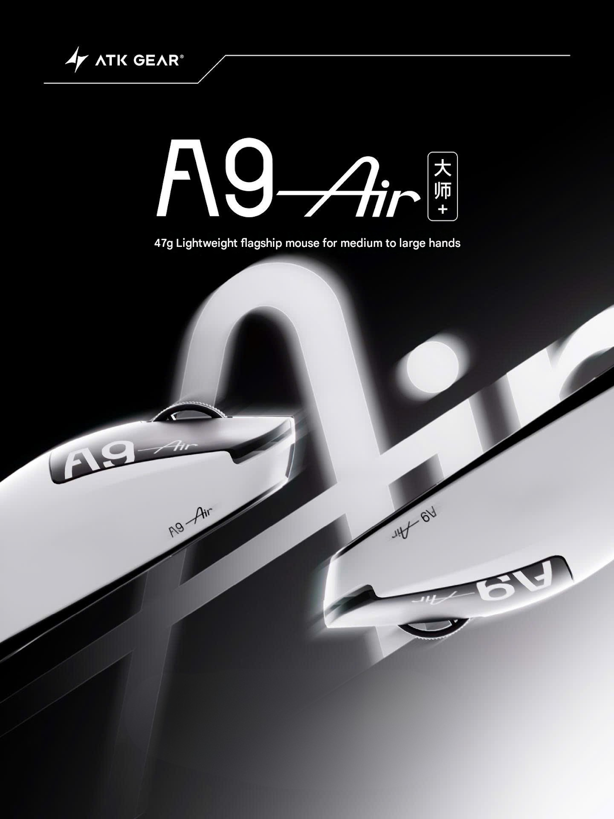 [Đã Đóng GB] Chuột Gaming eSport ATK A9 Air Master+ Và A9 Ultimate Master+