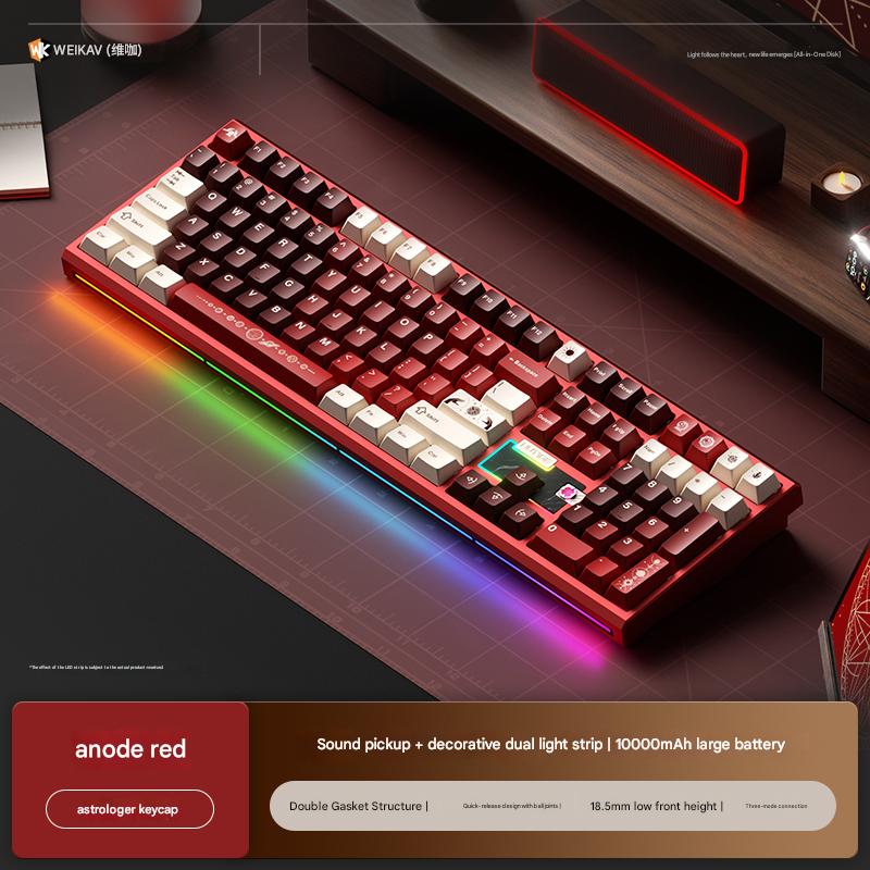 Bàn Phím Cơ WEIKAV NUT108 Nhôm CNC 3 Mode Full Size