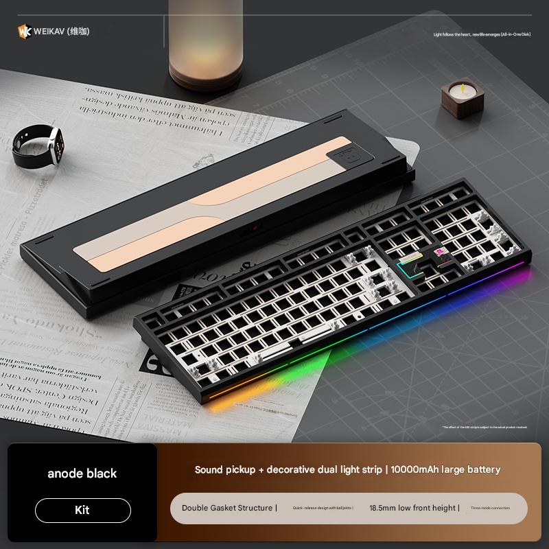 Bàn Phím Cơ WEIKAV NUT108 Nhôm CNC 3 Mode Full Size