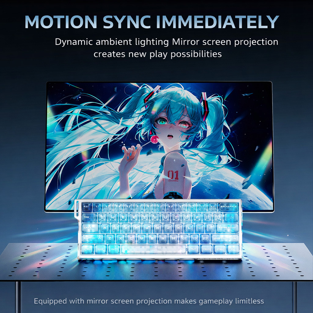 [Group Buy] Bàn Phím Gaming HE MAD Light 60 Quattro