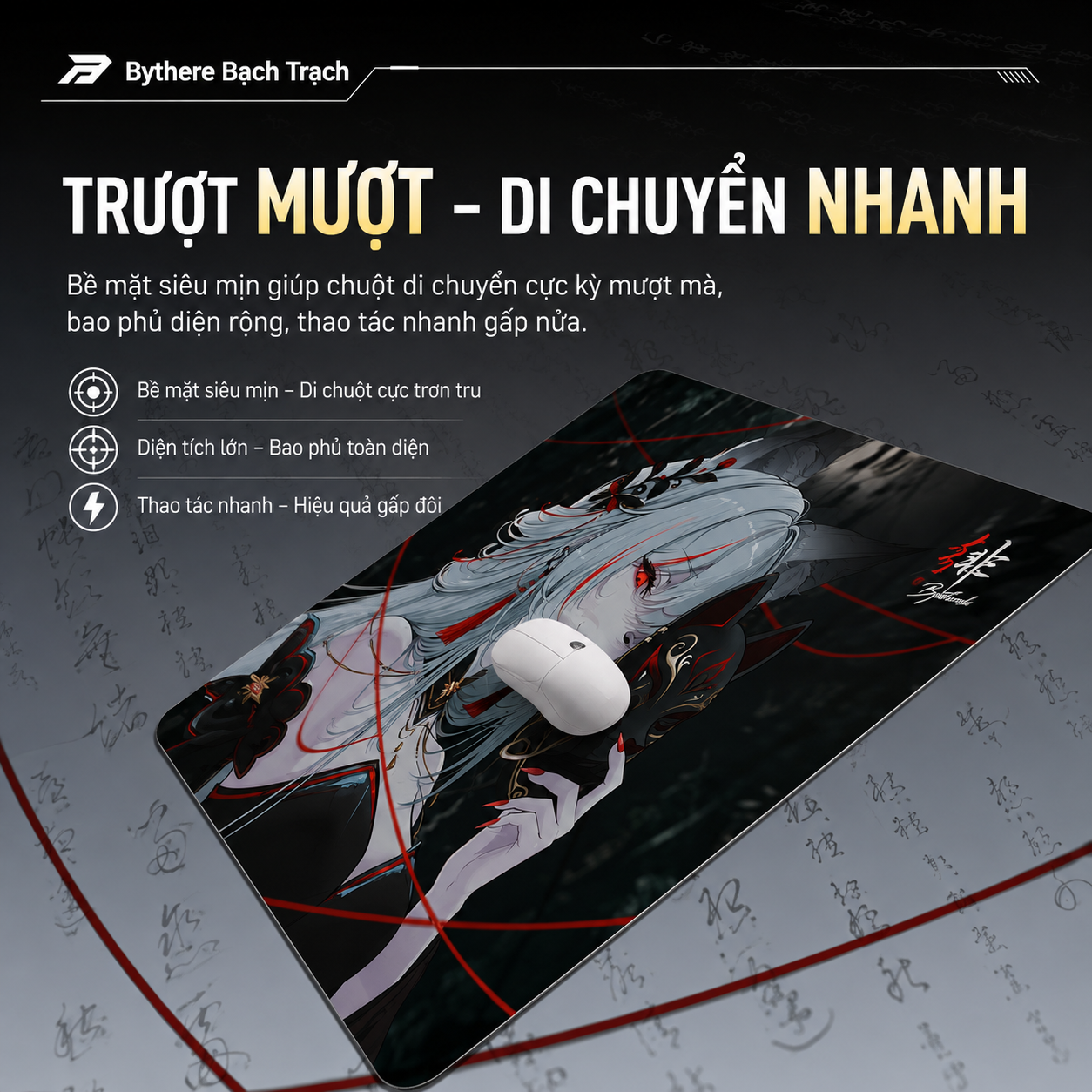 [GROUP BUY] PAD KÍNH BYTHERE TFG1 SCARLET HUYỀN