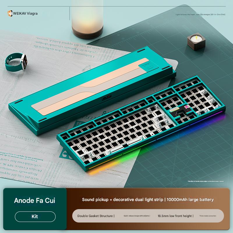 Bàn Phím Cơ WEIKAV NUT108 Nhôm CNC 3 Mode Full Size