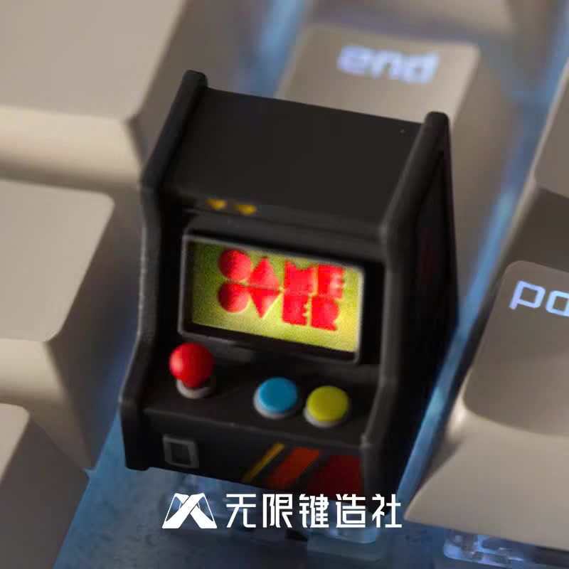 [Group Buy] Keycap Artisan Máy Thùng Chơi Game Retro Arcade Game Console