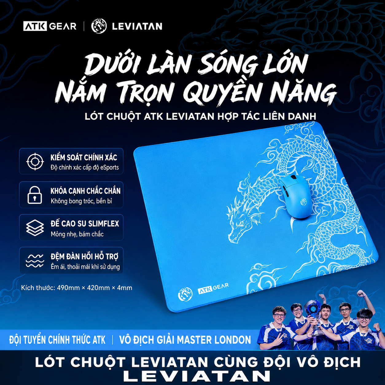 [GROUP BUY] LÓT CHUỘT ATK LEVIATAN LOẠI 99 CONTROL