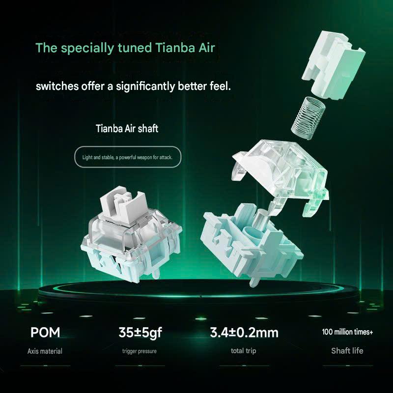 [GROUP BUY] BÀN PHÍM GAME HE VGN NEON75 AIR RT 0.005mm