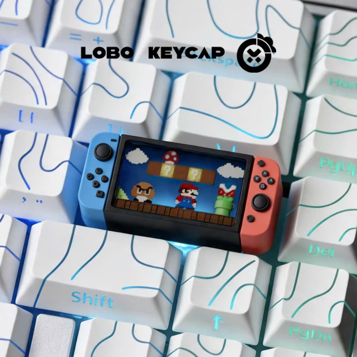 [Group Buy] Keycap Artisan Máy Chơi Game Switch 2.25u Chính Hãng Lobo