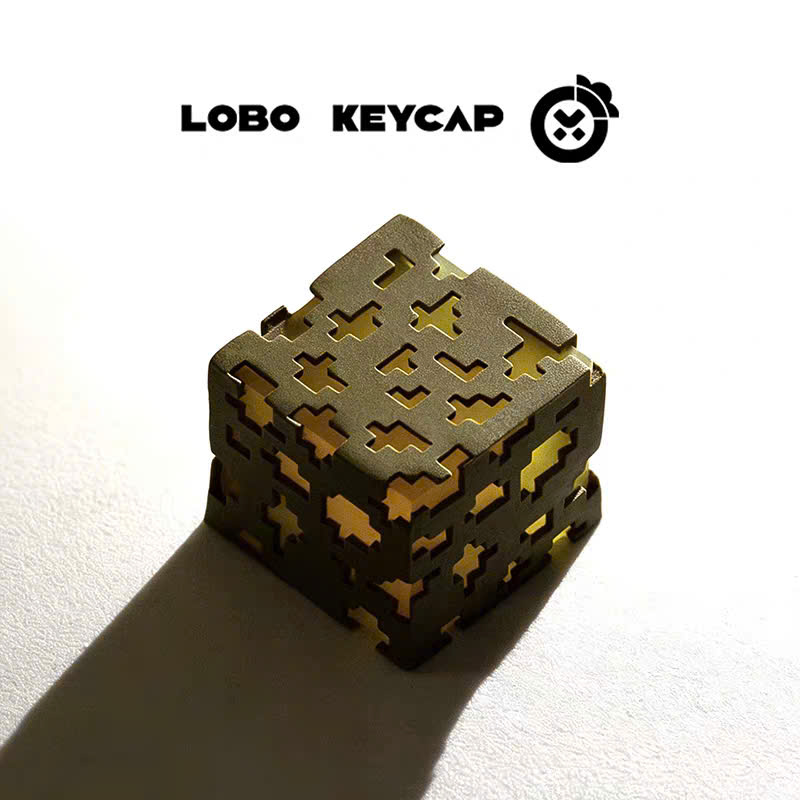[Group Buy] Keycap Artisan Minecraft Đá Phát Sáng Đèn RedStone
