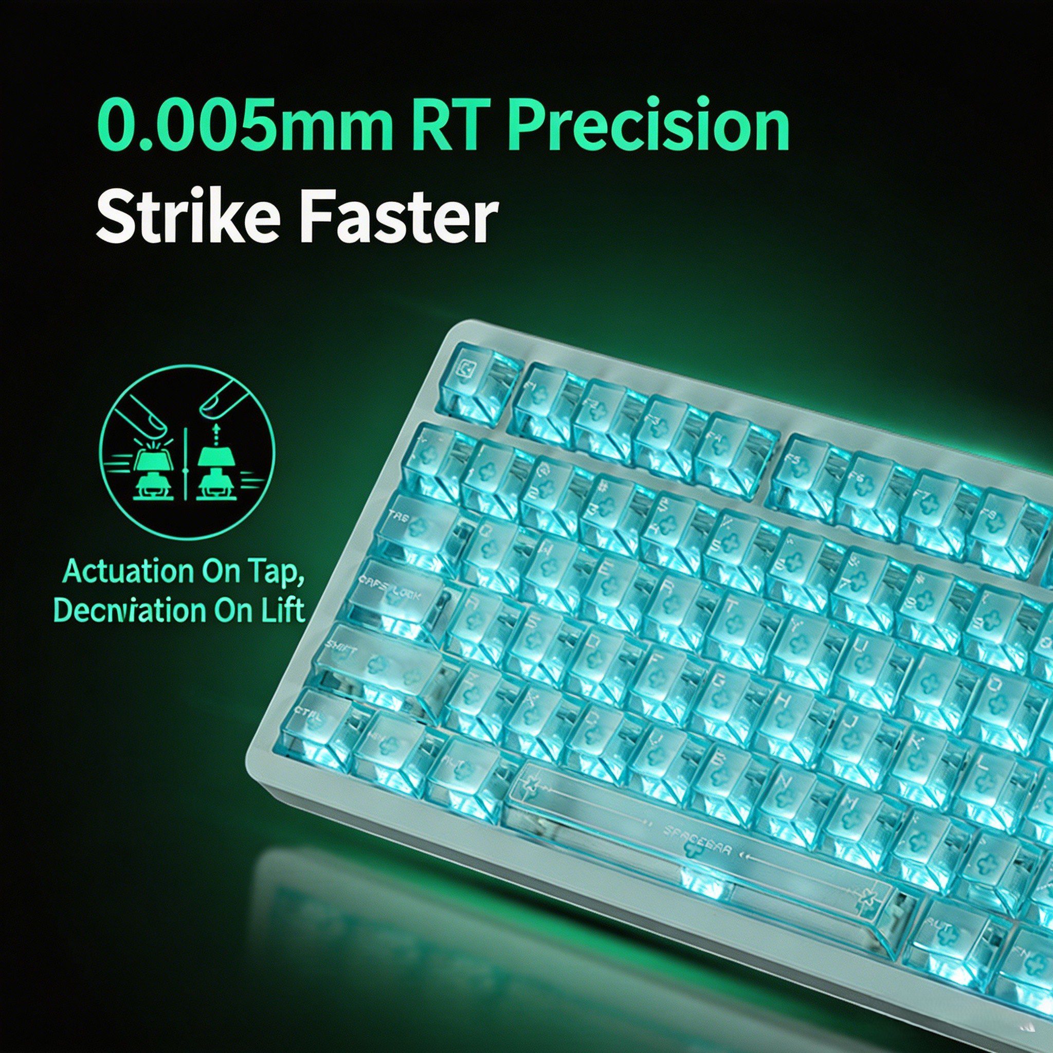[GROUP BUY] BÀN PHÍM GAME HE VGN NEON75 AIR RT 0.005mm