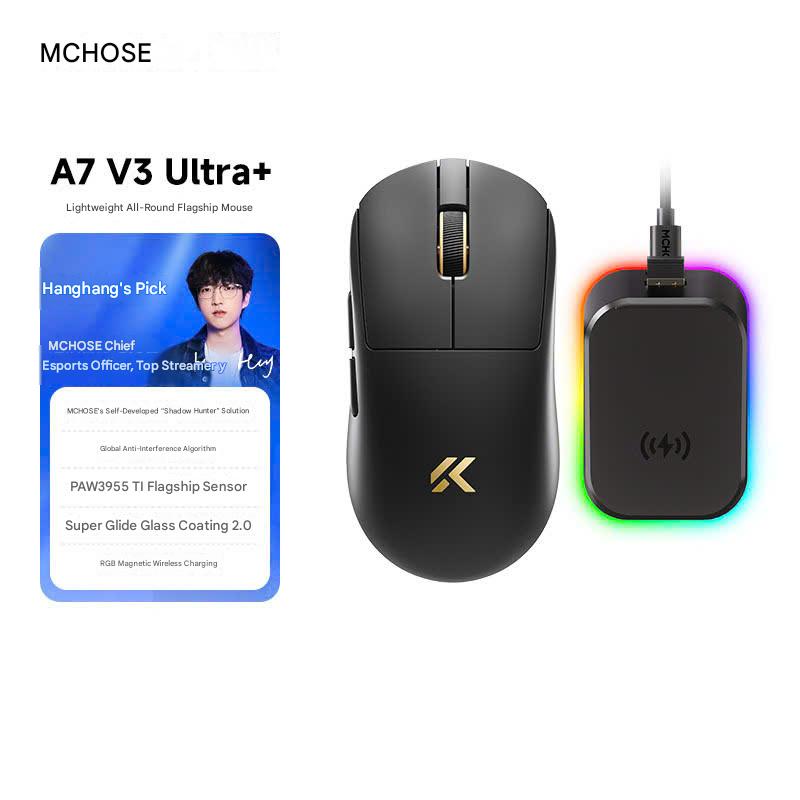 [Group Buy] Chuột Gaming Mchose A7 V3 Ultra+ Paw3955 Ti