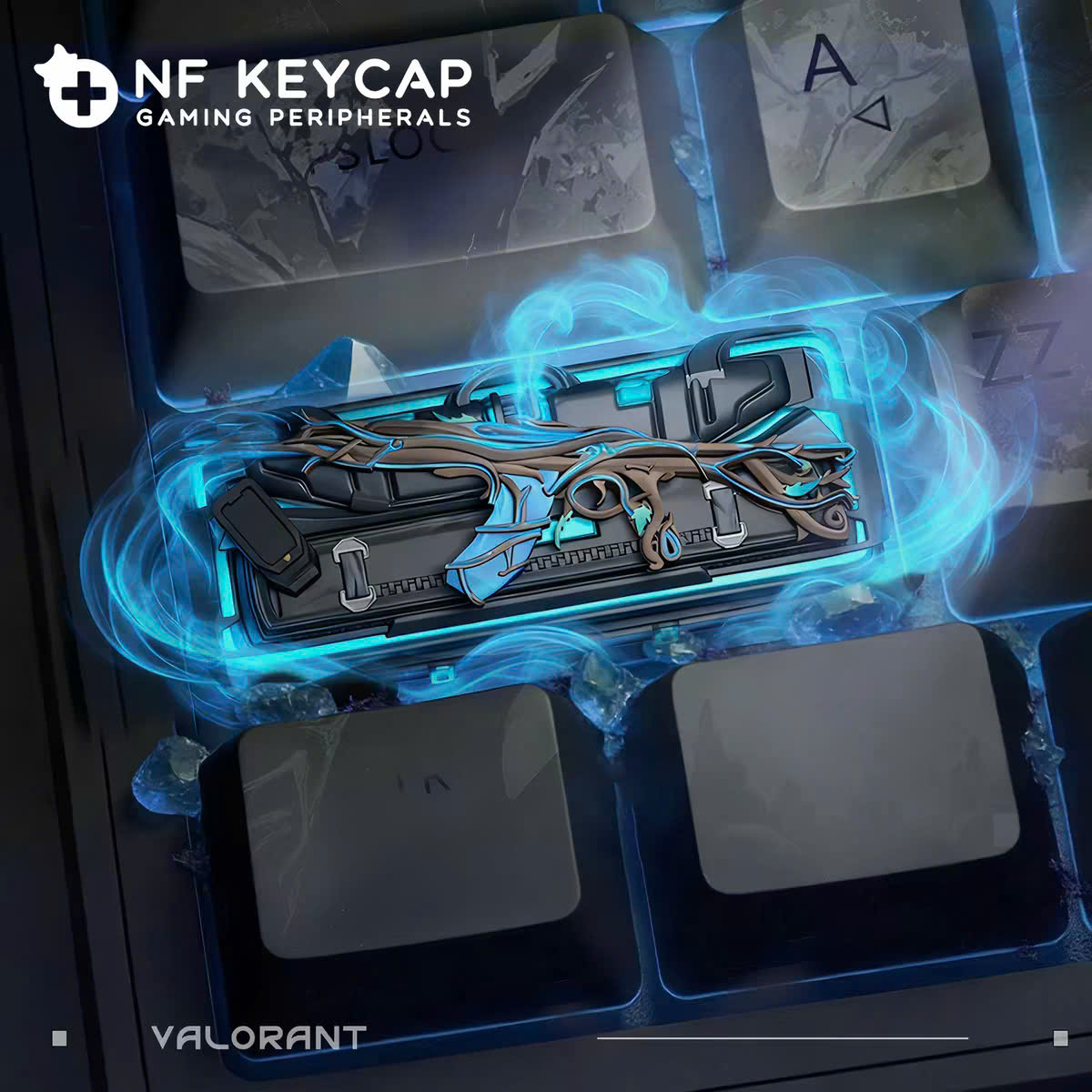 [Đã Đóng GB] Keycap Artisan Skin Valorant Chính Hãng NF - BST Gaia/RGX/Mystbloom/Sovereign/Kuronami