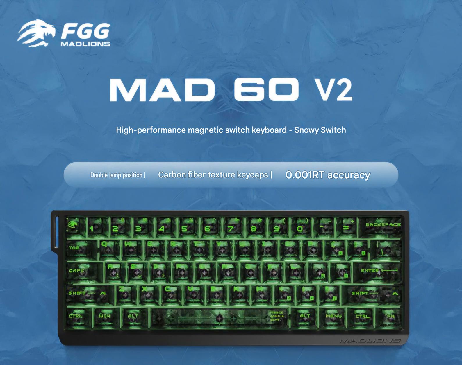 [Group Buy] Bàn Phím Cơ Gaming HE MADLIONS MAD 60/68 V2