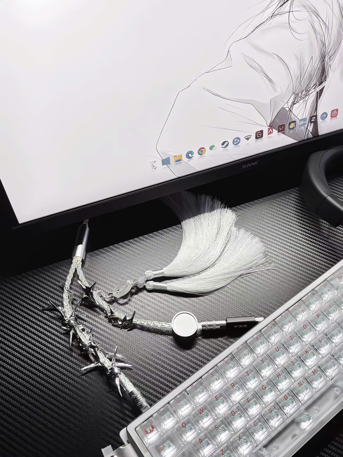 [GROUP BUY] COMBO DÂY 8K POLLING RATE 2 ĐẦU OUTPUT 8K FULL PHỤ KIỆN DIY