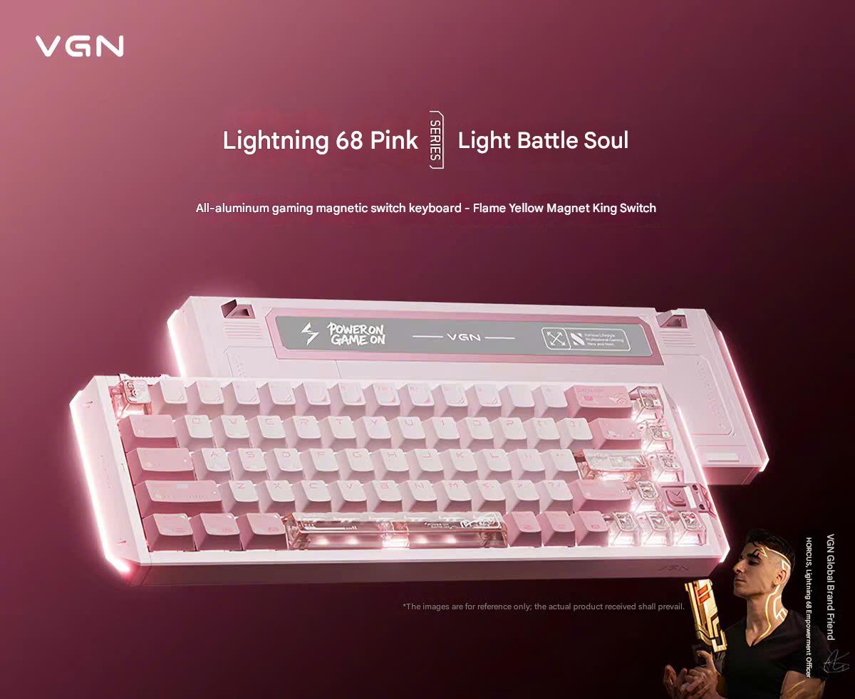 [Group Buy] Bàn Phím Gaming VGN Flash68 HE Rapid Trigger 3 Core MCU