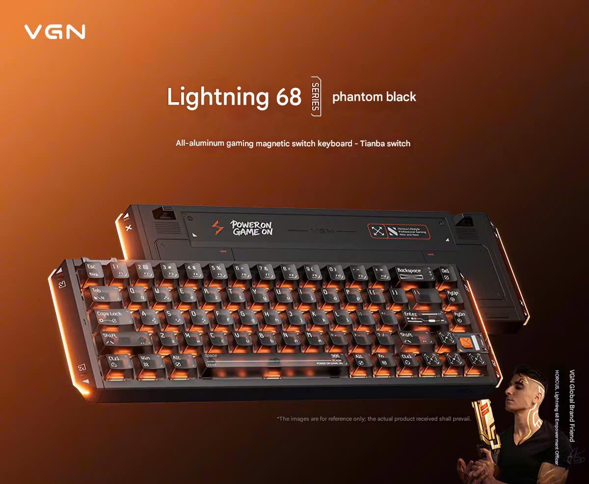 [Group Buy] Bàn Phím Gaming VGN Flash68 HE Rapid Trigger 3 Core MCU