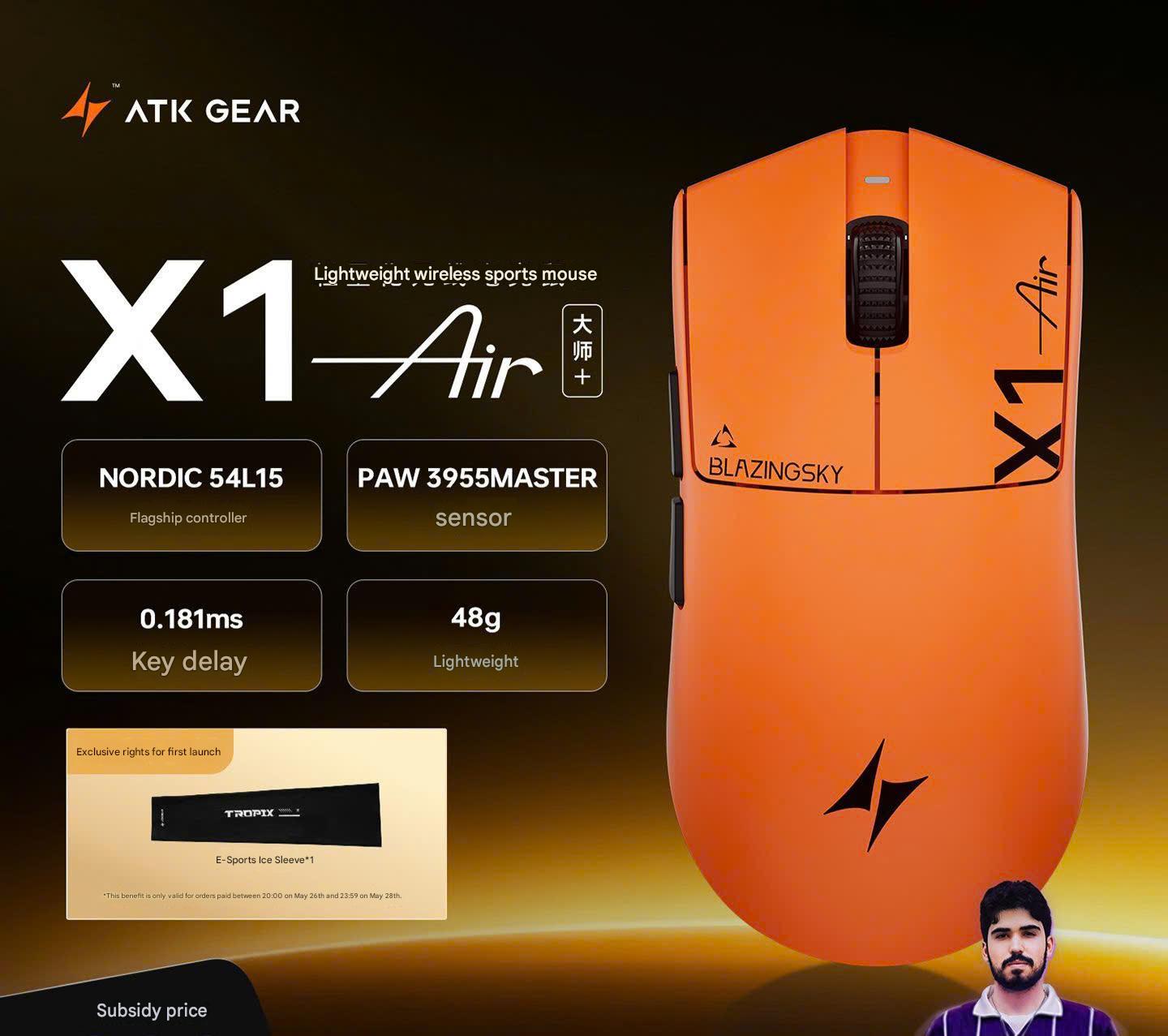 [Group Buy] Chuột Gaming ATK X1 Air + Hiệu Năng Cao Cấp
