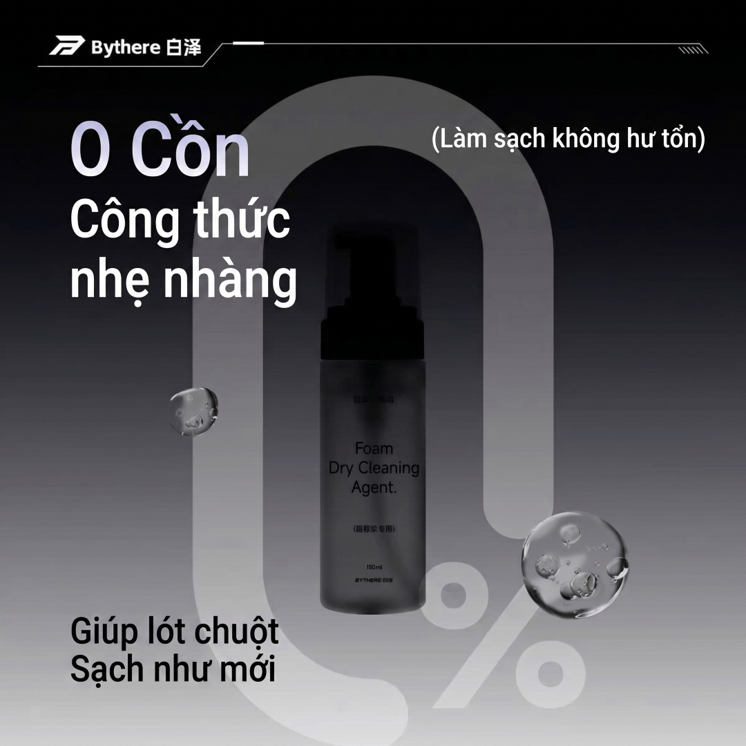 [Đã Đóng GB] Chai Xịt Giặt Khô Dạng Foam Bythere