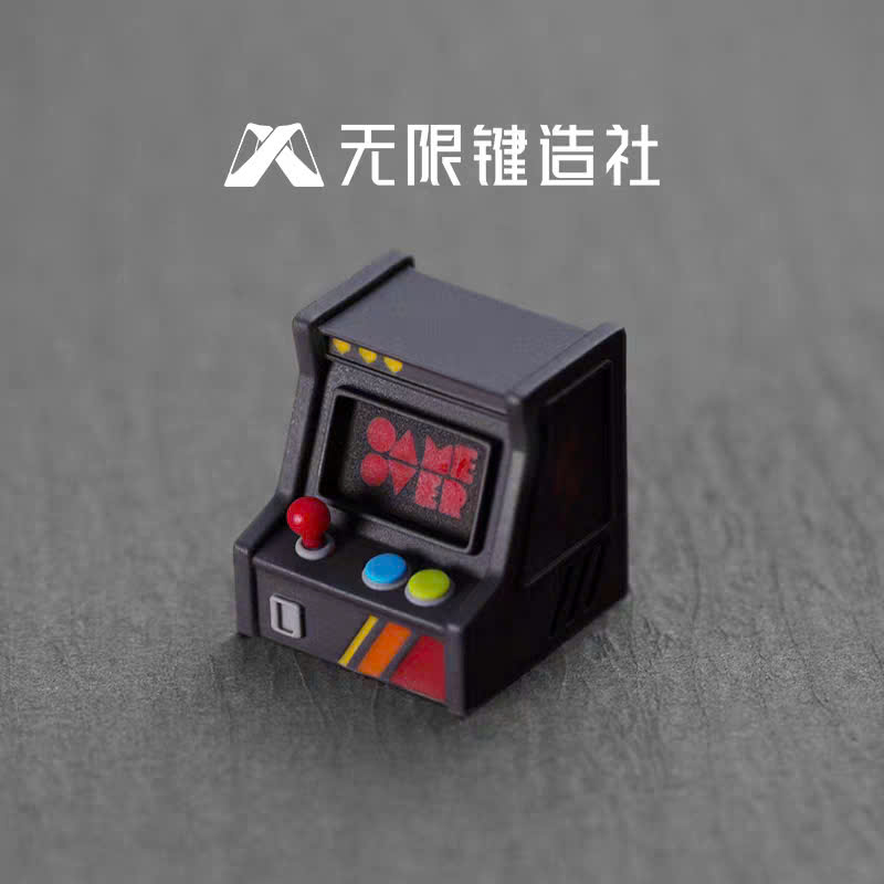 [Group Buy] Keycap Artisan Máy Thùng Chơi Game Retro Arcade Game Console