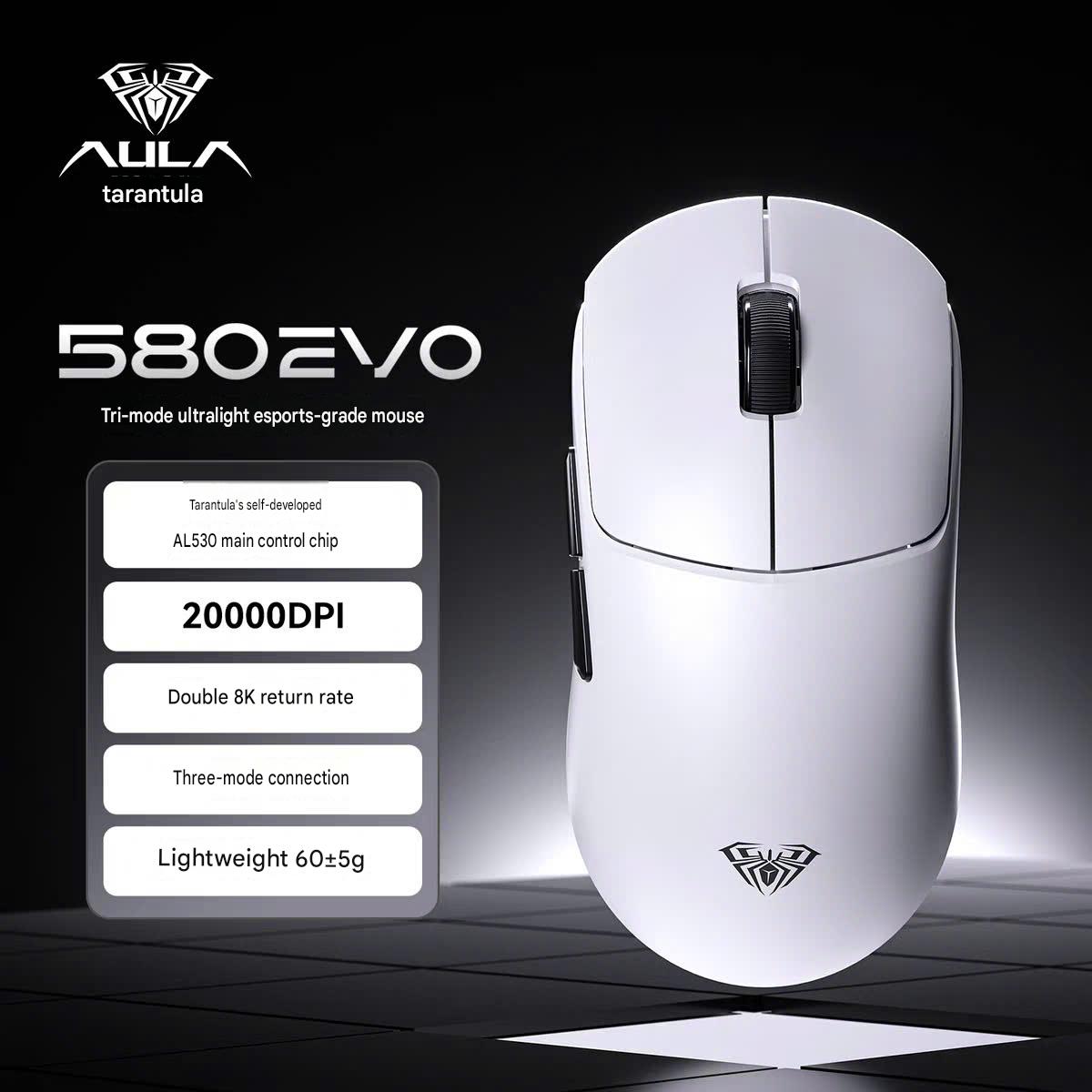 [Group Buy] Chuột Gaming Aula SC580 Evo Trong Suốt