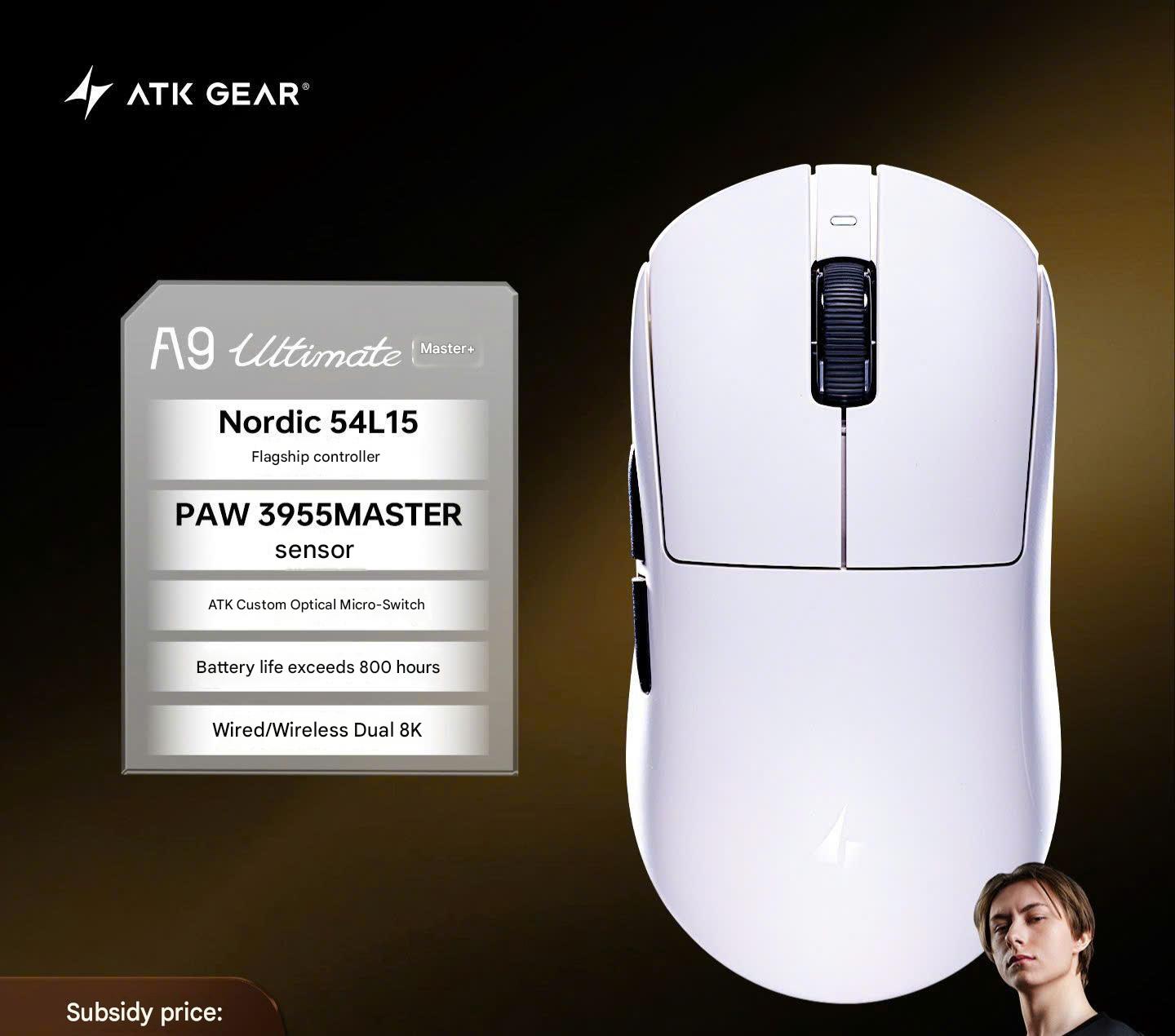 [Đã Đóng GB] Chuột Gaming eSport ATK A9 Air Master+ Và A9 Ultimate Master+