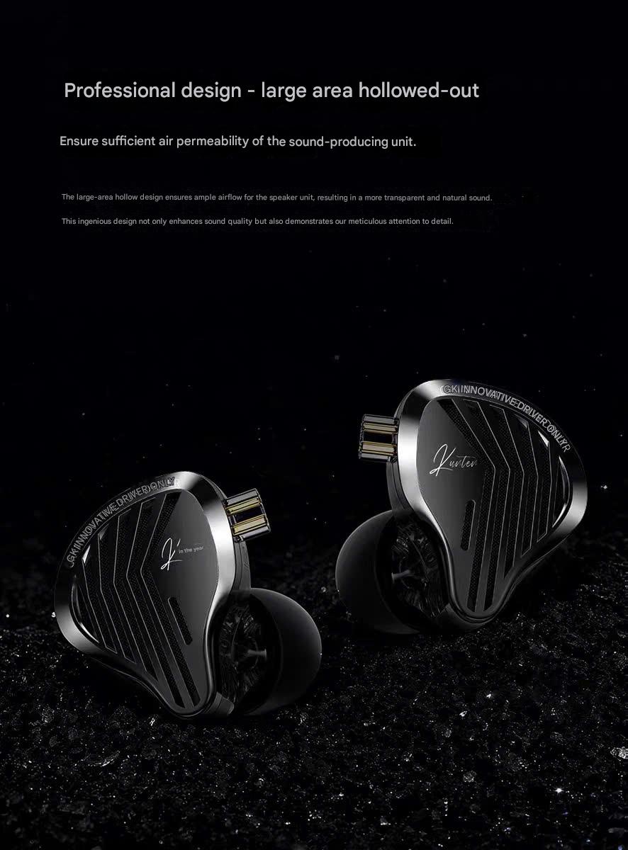 Tai Nghe IEM GK Kunten Large Dynamic Driver 10mm Nghe Tạp