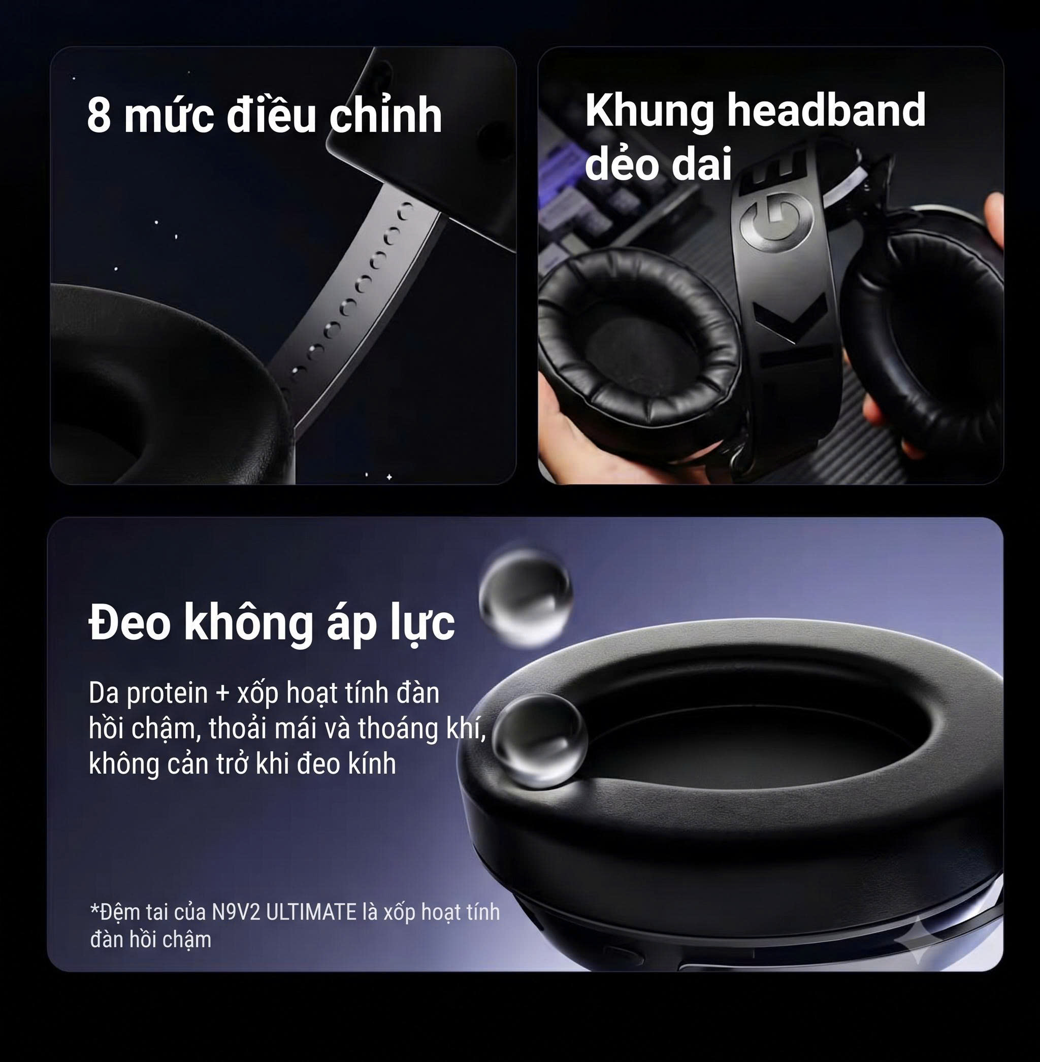 [GROUP BUY] TAI NGHE GAMING KHÔNG DÂY ATK N9 V2 SERIES