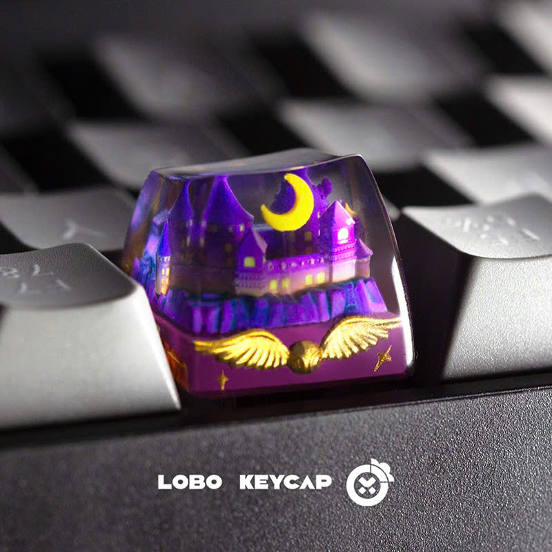 [Group Buy] Keycap Artisan Resin Lâu Đài Harry Potter