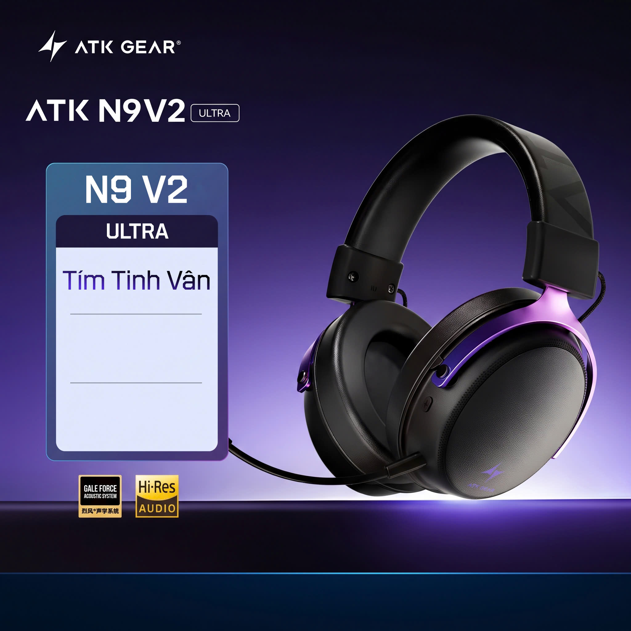 [GROUP BUY] TAI NGHE GAMING KHÔNG DÂY ATK N9 V2 SERIES