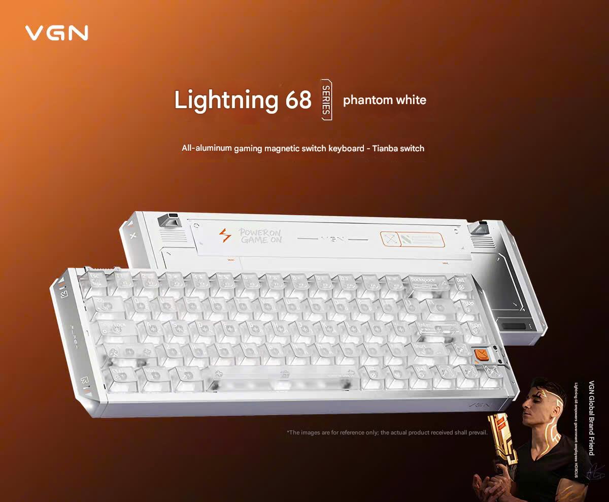 [Group Buy] Bàn Phím Gaming VGN Flash68 HE Rapid Trigger 3 Core MCU