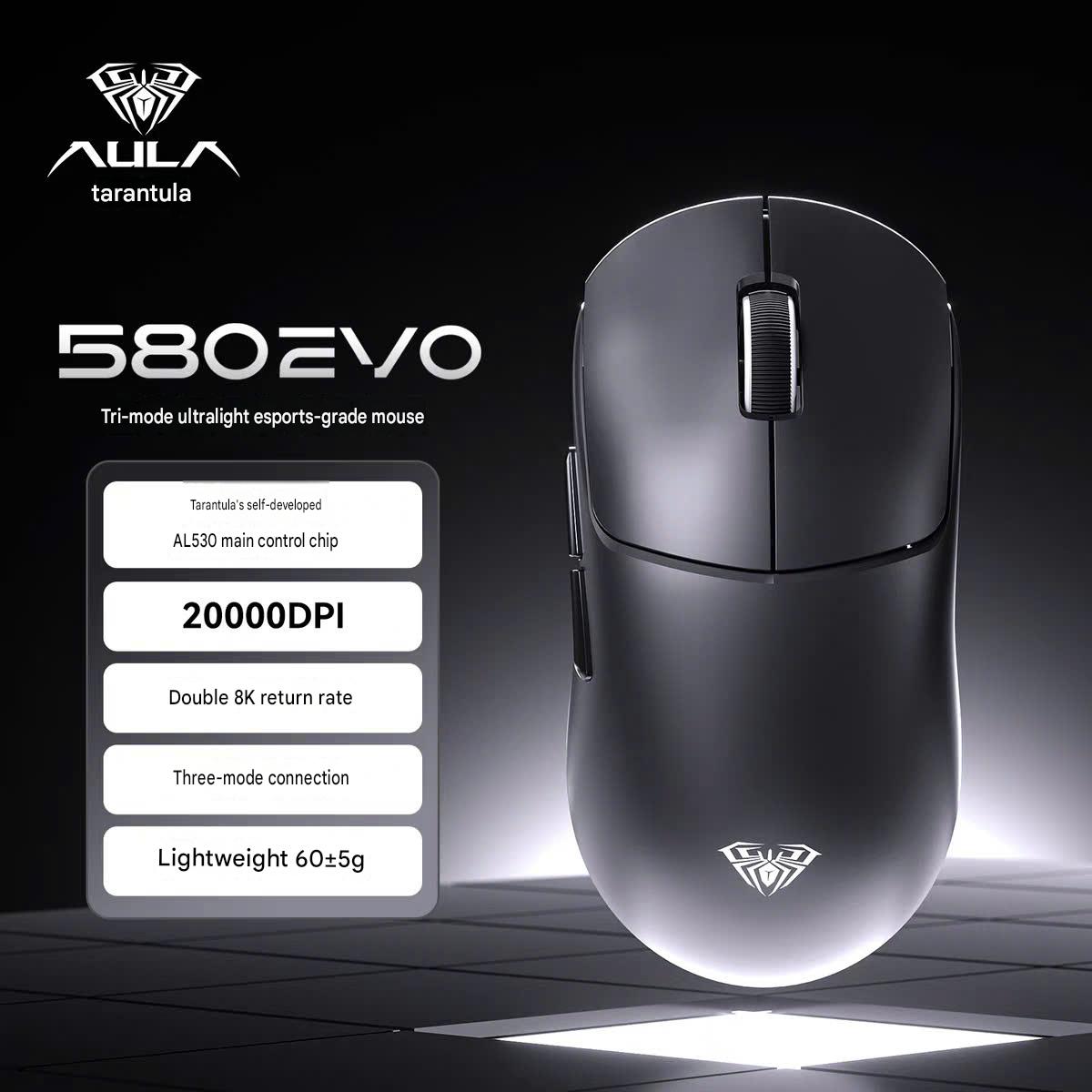 [Group Buy] Chuột Gaming Aula SC580 Evo Trong Suốt