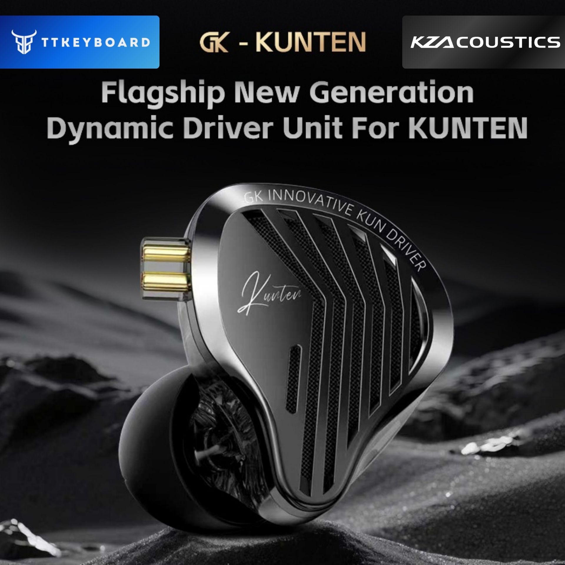 Tai Nghe IEM GK Kunten Large Dynamic Driver 10mm Nghe Tạp