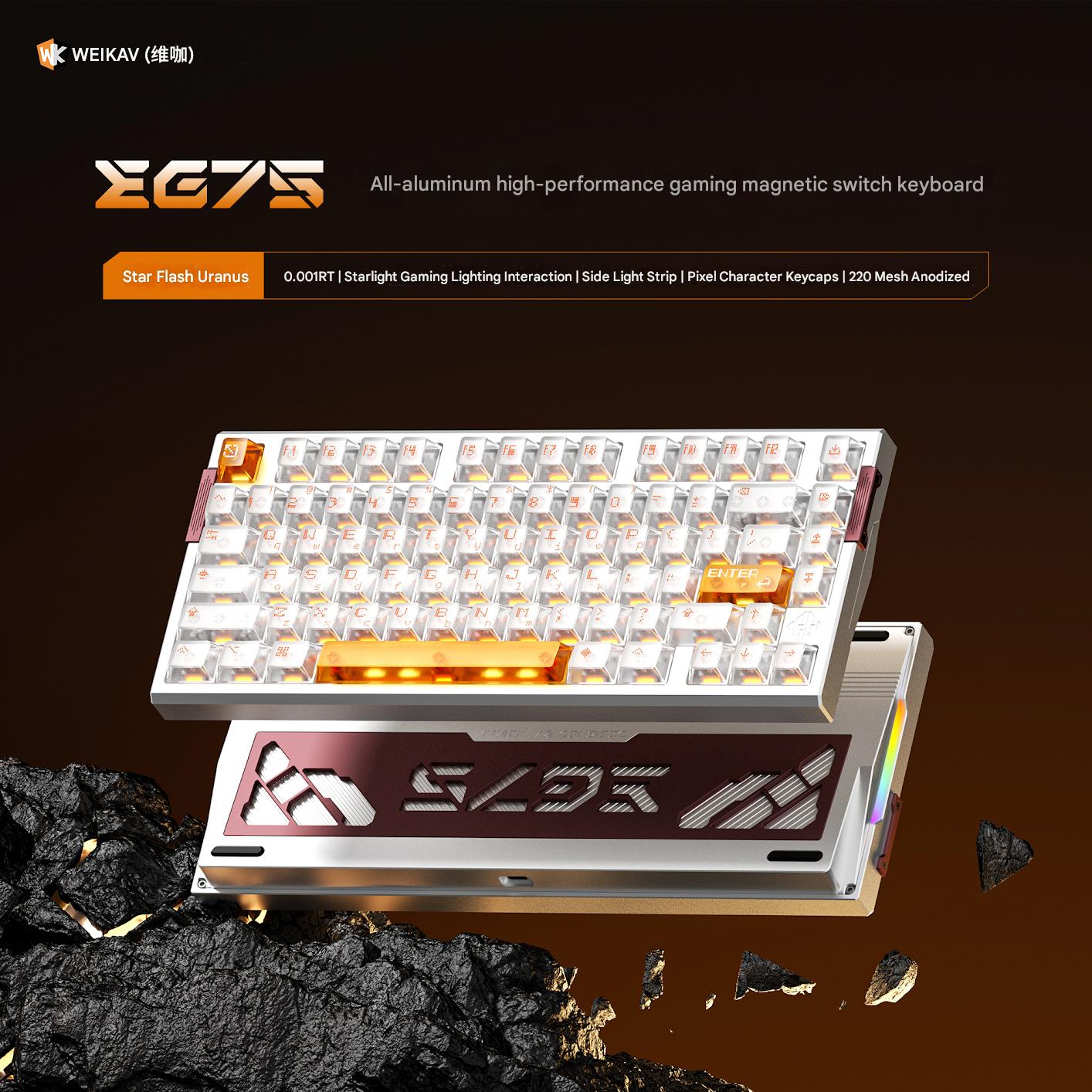 [Group Buy] Bàn Phím HE Nhôm CNC WEIKAV EG75