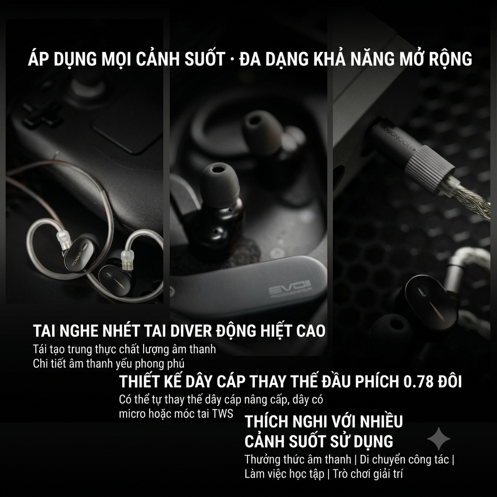 [GROUP BUY] TAI NGHE IEM QUỐC DÂN MOONDROP CHU 3