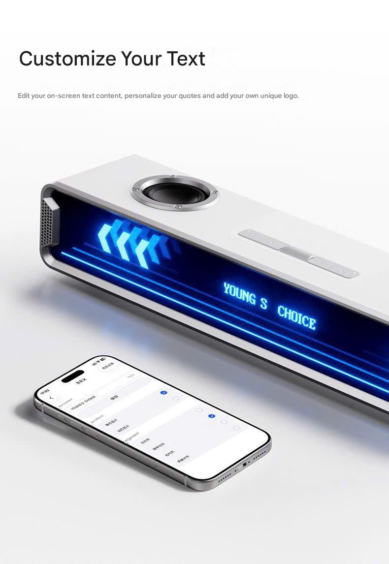 [Đã Đóng GB] Loa Gaming Soundbar K20 GT Màn Hình Pixel Bar