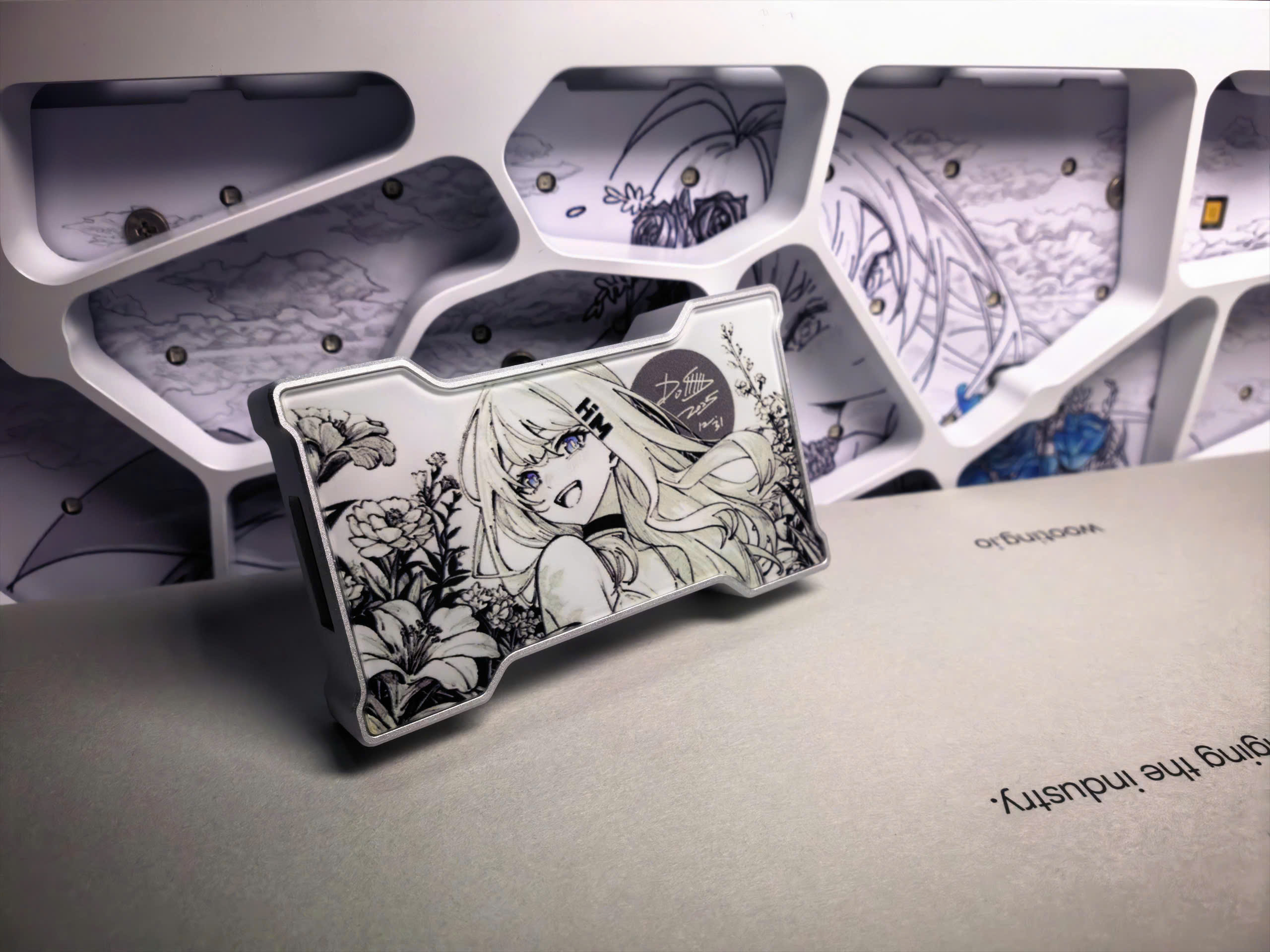 [Group Buy] HM Hub Lite Anime CNC 3 Cổng 8K Polling Rate