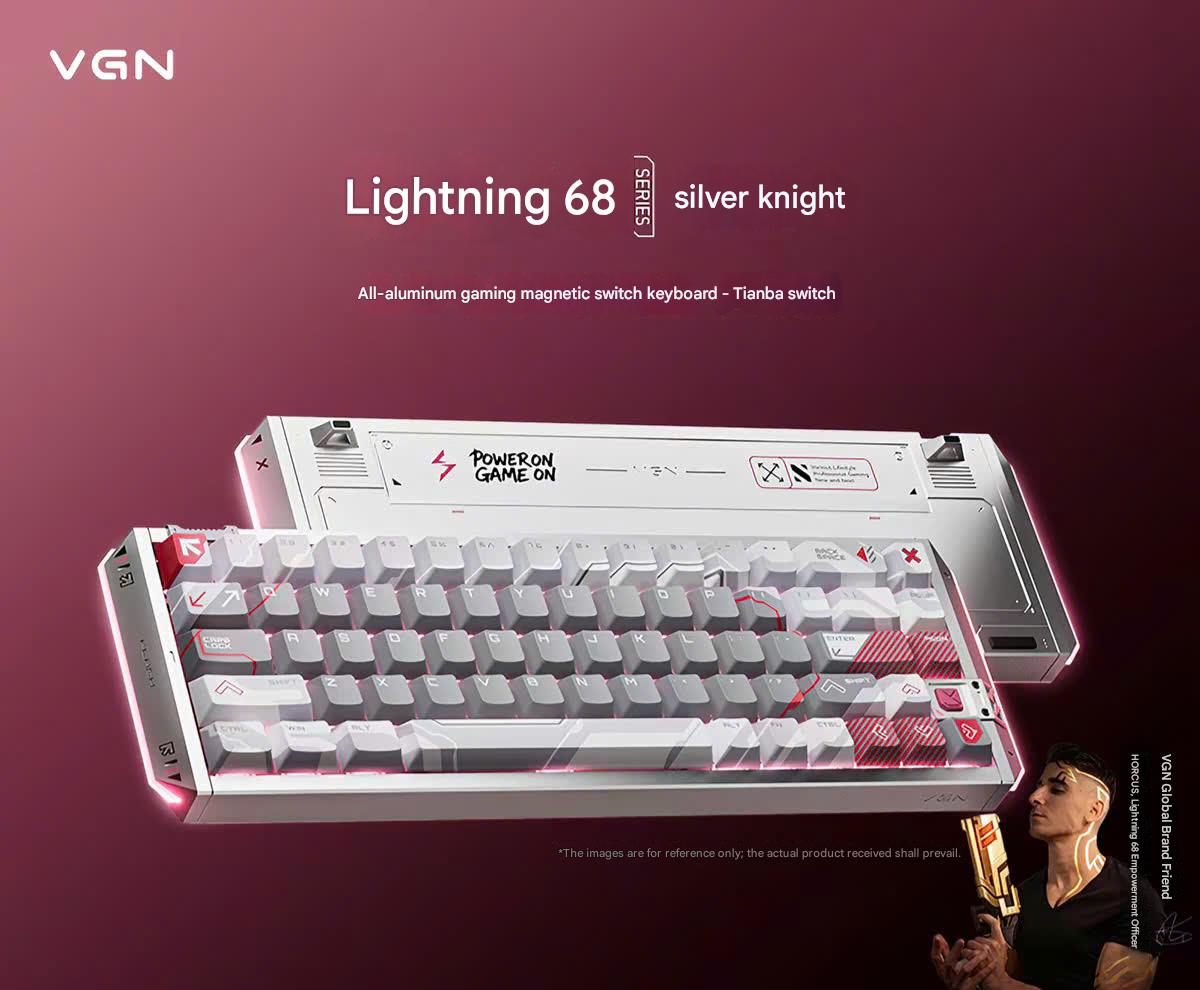 [Group Buy] Bàn Phím Gaming VGN Flash68 HE Rapid Trigger 3 Core MCU