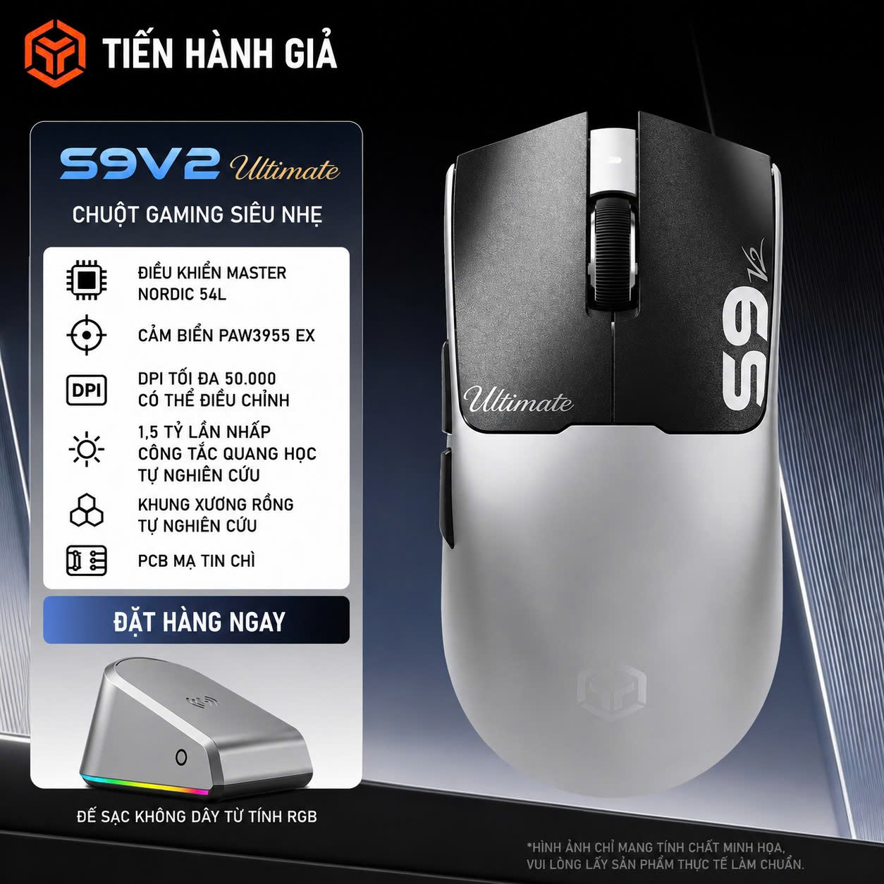 [GROUP BUY] CHUỘT GAMING FLAGSHIP EWEADN S9 V2 ULTIMATE