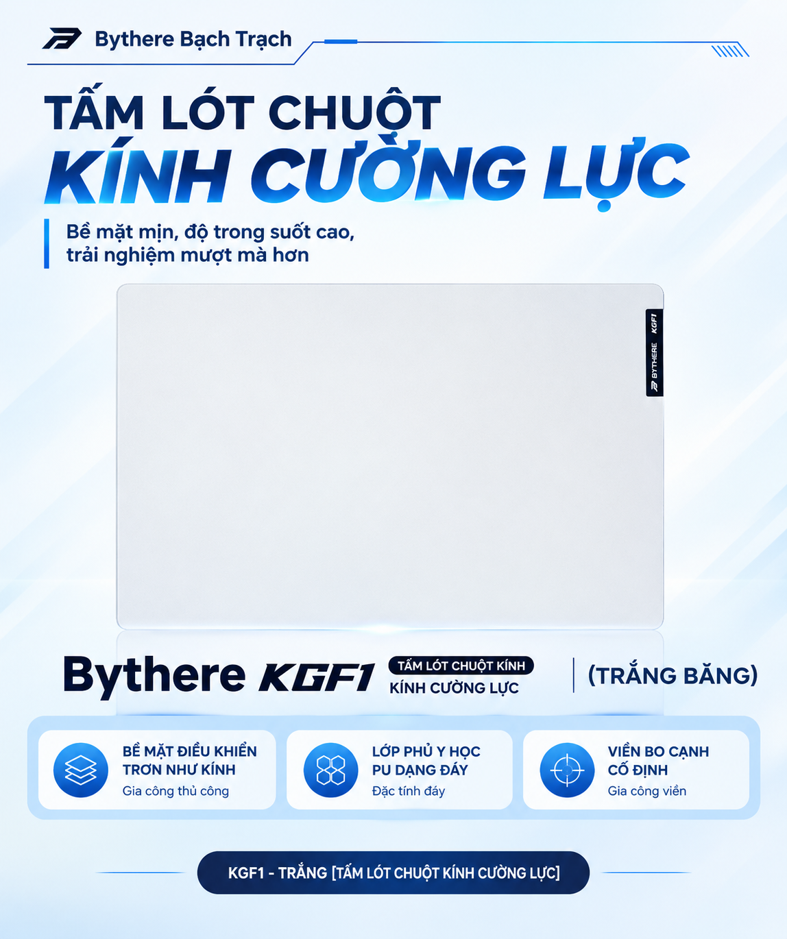 [GROUP BUY] PAD KÍNH BYTHERE KGF1 BĂNG PHA LÊ
