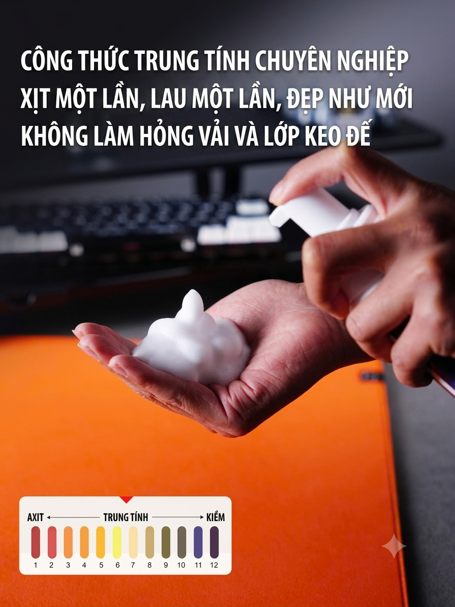 [Group Buy] Chai Xịt Giặt Khô Dùng cho Pad Chuột TiTan Nation